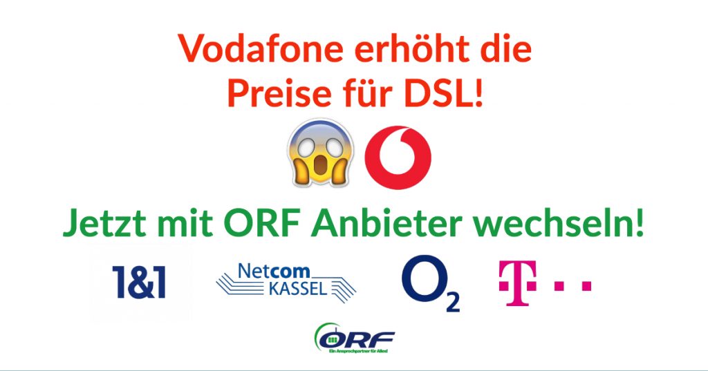 vodafone erhoeht preise
